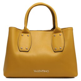 Valentino: Жёлтая спортивная сумка 