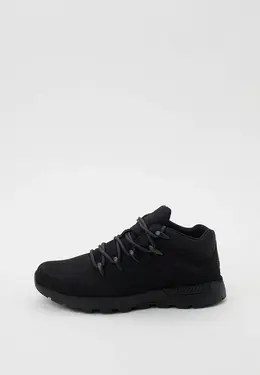 Timberland: Чёрные ботинки