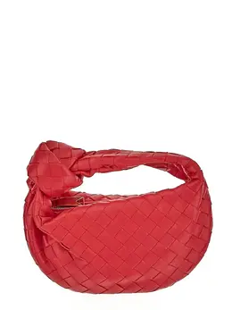 Bottega Veneta: Розовая сумка Mini Jodie