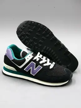 New Balance: Чёрные кроссовки 574