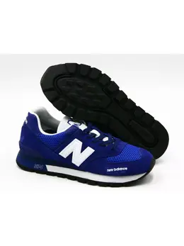 New Balance: Синие кроссовки  574