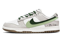 Nike: Зелёные кроссовки  Dunk Low