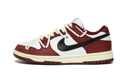 Nike: Бордовые кроссовки Dunk Low