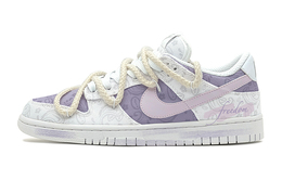 Nike: Фиолетовые кроссовки  Dunk Low