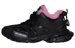 Balenciaga: Чёрные кроссовки  Track