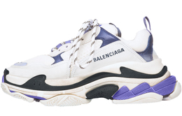 Balenciaga: Белые кроссовки  Triple S