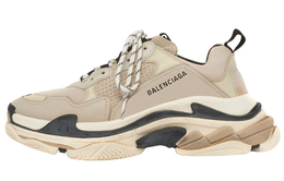 Balenciaga: Бежевые кроссовки  Triple S