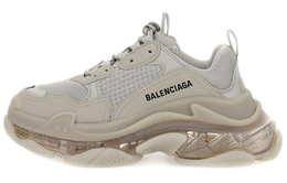 Balenciaga: Бежевые кроссовки  Triple S