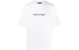 Balenciaga: Белая футболка 