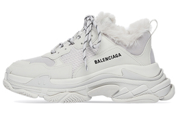 Balenciaga: Белые кроссовки  Triple S