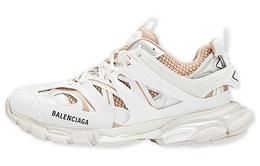 Balenciaga: Белые кроссовки  Track