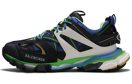 Balenciaga: Чёрные кроссовки  Track