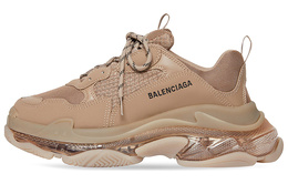 Balenciaga: Тёмные кроссовки  Triple S