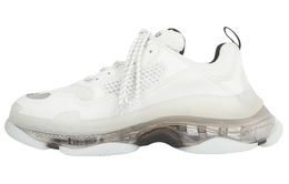 Balenciaga: Белые кроссовки  Triple S Clear Sole