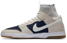 Nike: Белые кроссовки  SB Dunk High