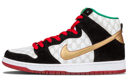 Nike: Чёрные кроссовки  SB Dunk High