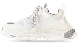 Balenciaga: Белые кроссовки  Triple S