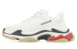 Balenciaga: Белые кроссовки  Triple S