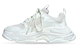 Balenciaga: Белые кроссовки  Triple S