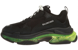 Balenciaga: Чёрные кроссовки  Triple S