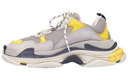 Balenciaga: Жёлтые кроссовки  Triple S