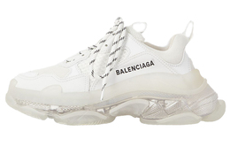 Balenciaga: Белые кроссовки  Triple S Clear Sole