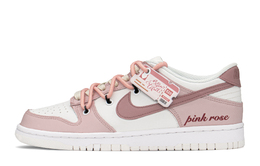 Nike: Розовые кроссовки  Dunk Low