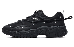 Fila: Чёрные кроссовки 