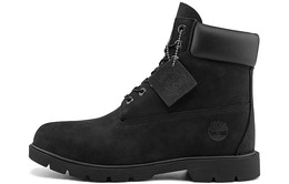 Timberland: Чёрные ботинки 