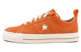 Converse: Оранжевые кроссовки  One Star