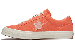 Converse: Оранжевые кроссовки  One Star