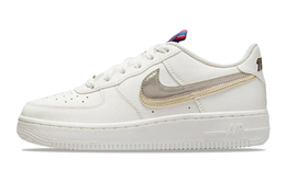 Nike: Серебристые кроссовки  Air Force 1