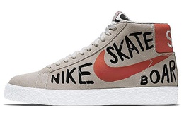 Nike: Серые кроссовки  SB Blazer