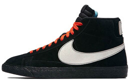 Nike: Чёрные кроссовки  Blazer Mid