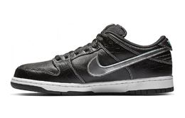 Nike: Чёрные кроссовки  SB Dunk Low