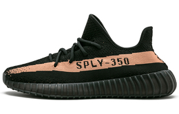 Adidas Originals: Чёрные кроссовки  Yeezy Boost 350 v2