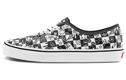 Vans: Чёрные кроссовки  Authentic