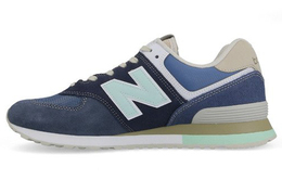 New Balance: Тёмные кроссовки  574