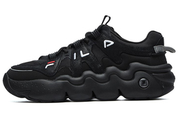 Fila: Чёрные кроссовки 