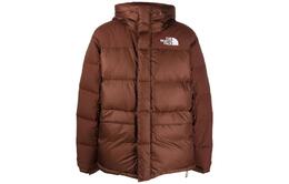 The North Face: Коричневый пуховик 