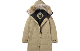 Canada Goose: Бежевый пуховик 