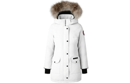 Canada Goose: Белый пуховик 