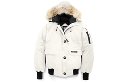 Canada Goose: Белый пуховик 