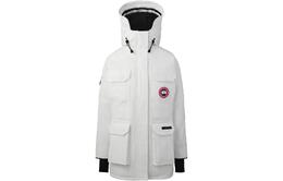 Canada Goose: Белый пуховик 