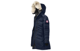 Canada Goose: Голубой пуховик 