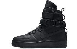 Nike: Чёрные кроссовки  Air Force 1 High