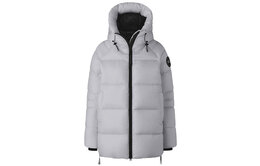 Canada Goose: Серебристый пуховик 