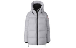 Canada Goose: Серебристый пуховик 