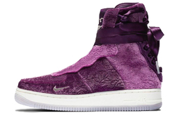 Nike: Фиолетовые кроссовки  Air Force 1