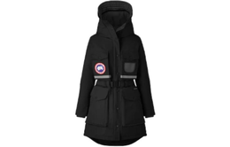 Canada Goose: Чёрный пуховик 